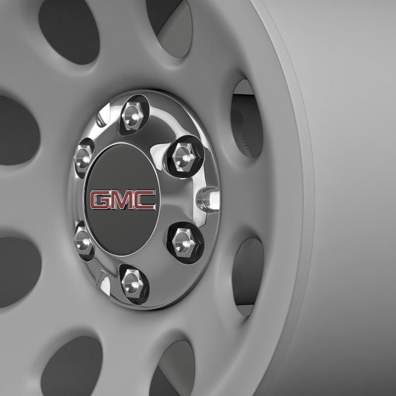 GMC Yukon Police rim 3D model_3