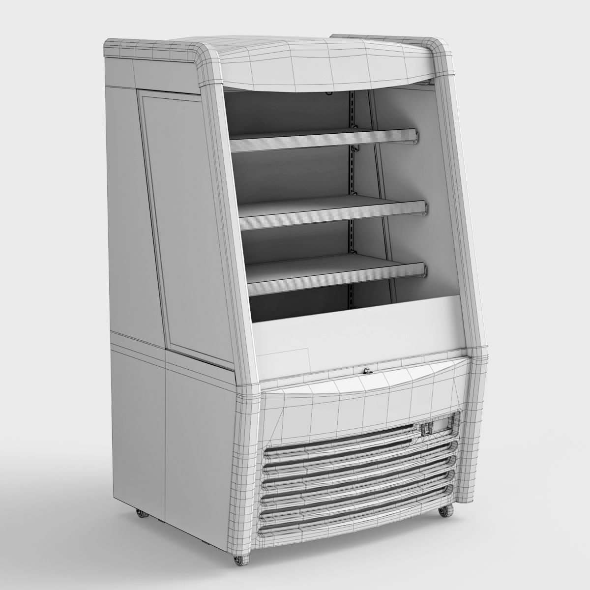 Refrigerated display case Avantco BMAC-36HC 3D model_5
