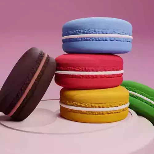 macaroon 3d printable stl 