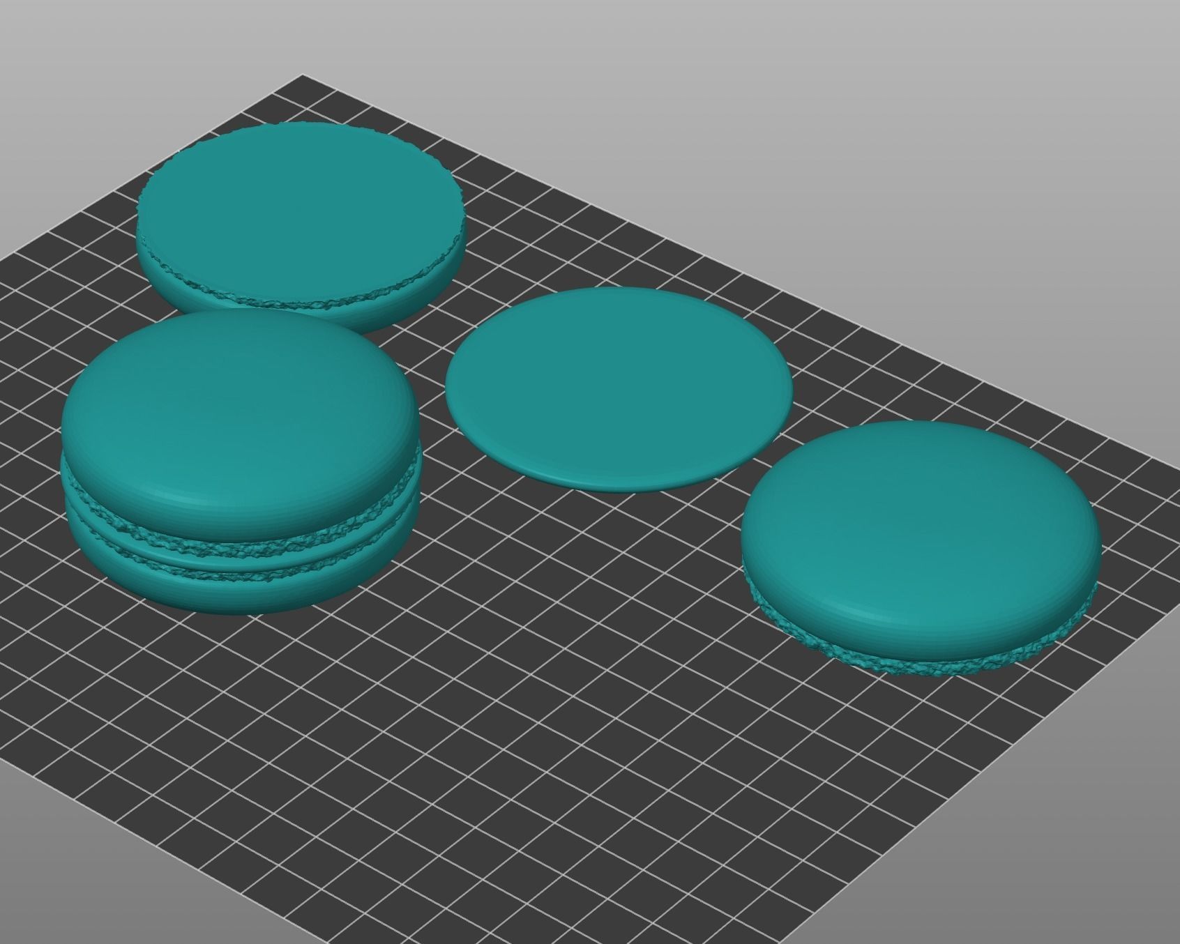 macaroon 3d printable stl  3D print model_3