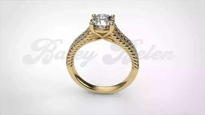 Woman ring diamond R00261