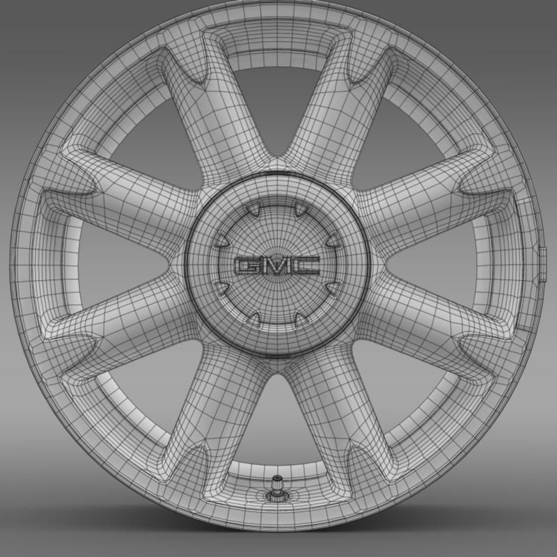 GMC Denali rim 3D model_6