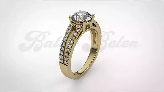 Woman ring diamond R00262
