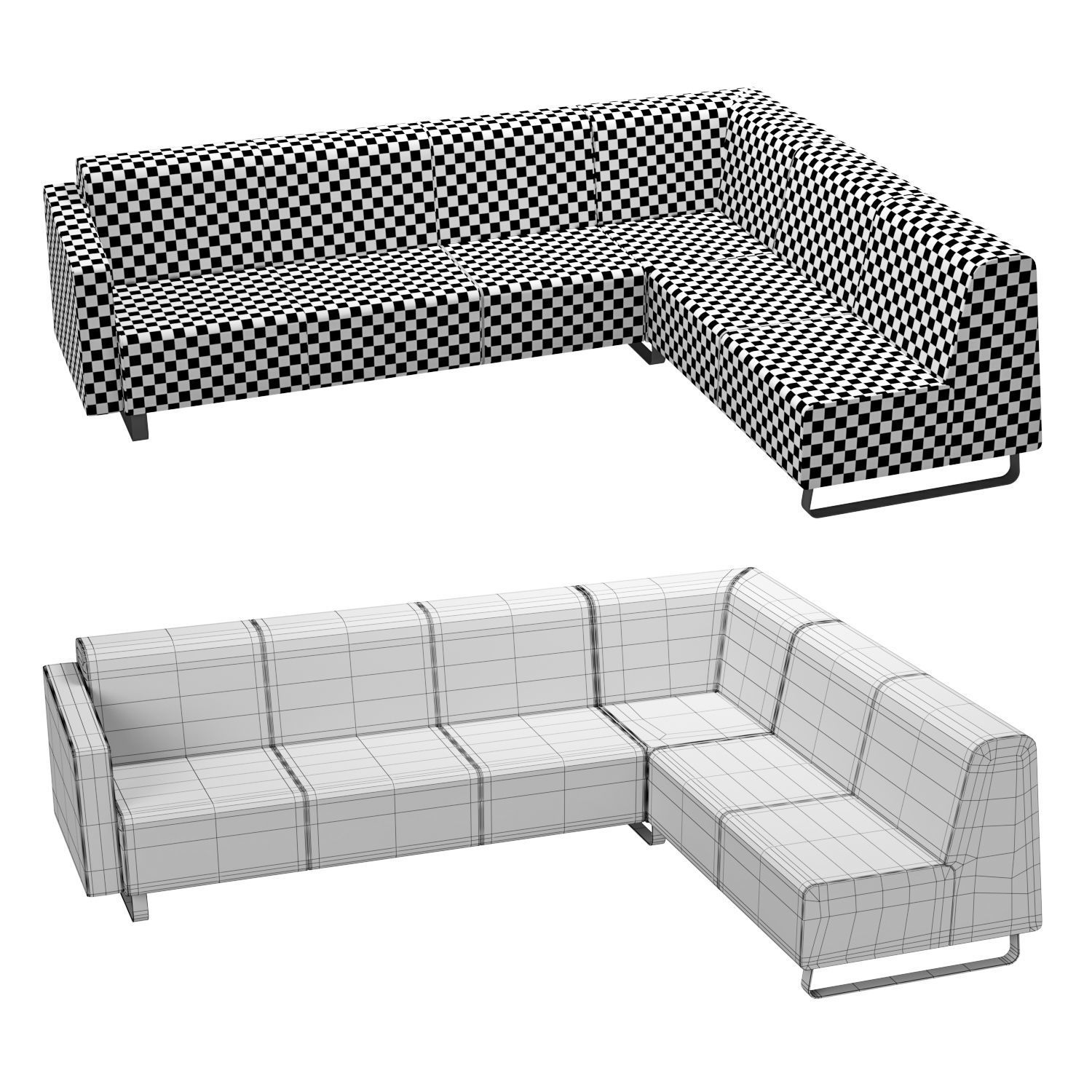 Modular Sofa VOO VOO Bejot 3D model_7