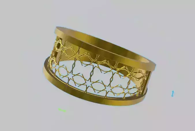 contemporary jali ring stl verified