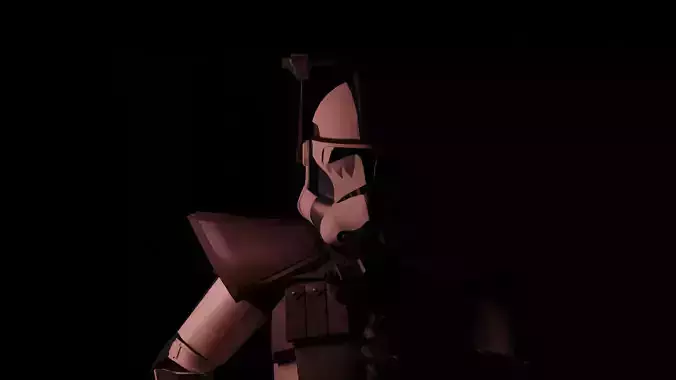 Star Wars Arc Clone Trooper High Poly Model 3D model