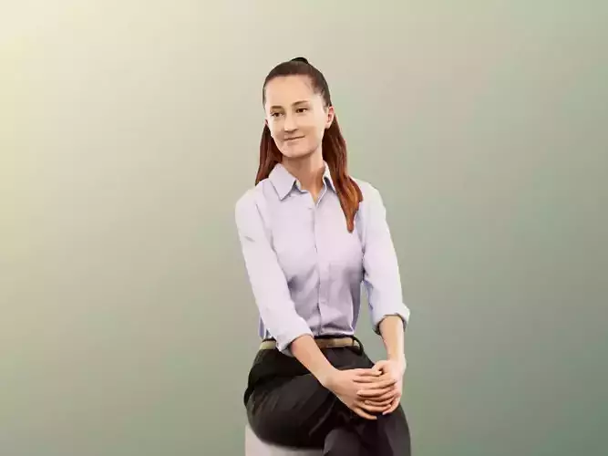 Katy 12841 - Sitting Business Woman