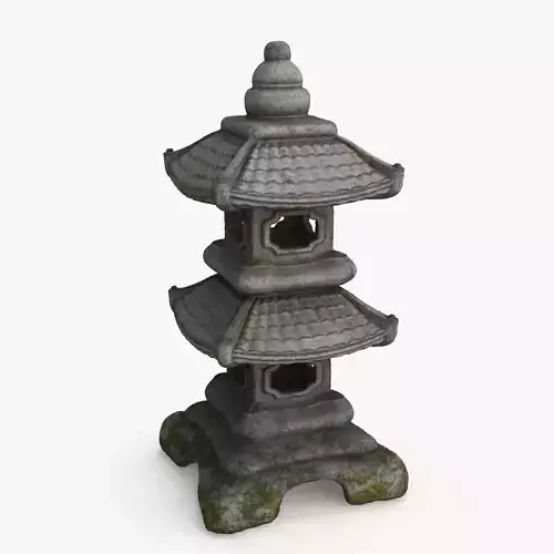 Pagoda Lantern Garden Statue