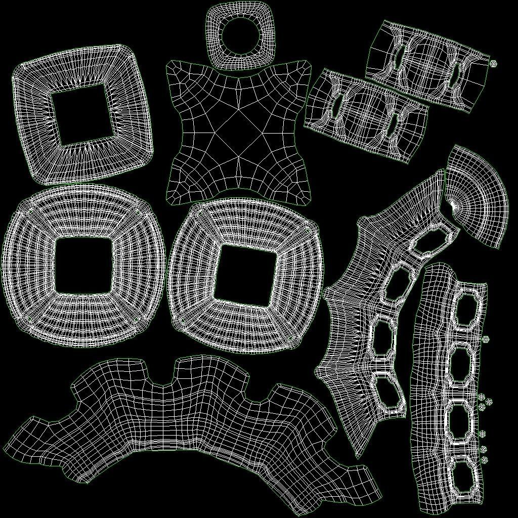 Pagoda Lantern Garden Statue Low-poly 3D model_19