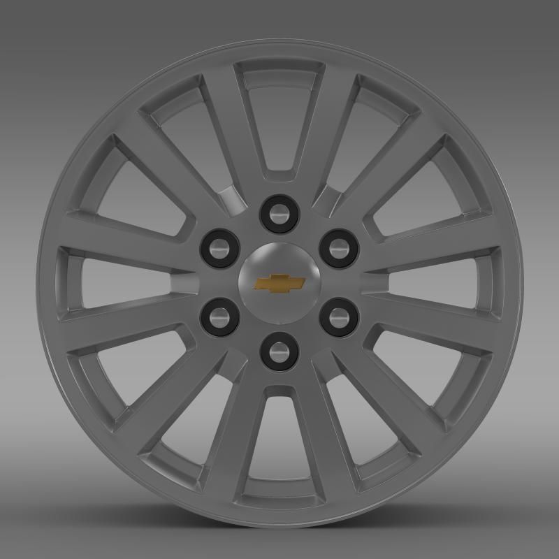 Chevrolet Tahoe Hybrid 2012 rim 3D model_2