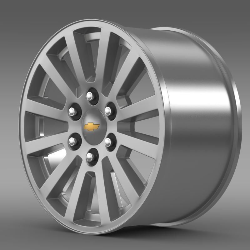 Chevrolet Tahoe Hybrid 2012 rim 3D model_1