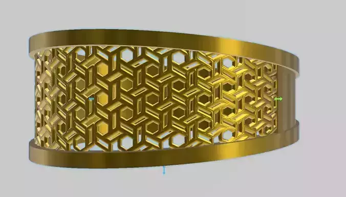 contemporary jali ring stl verified