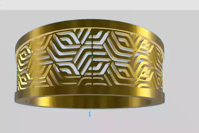 contemporary jali ring stl verified