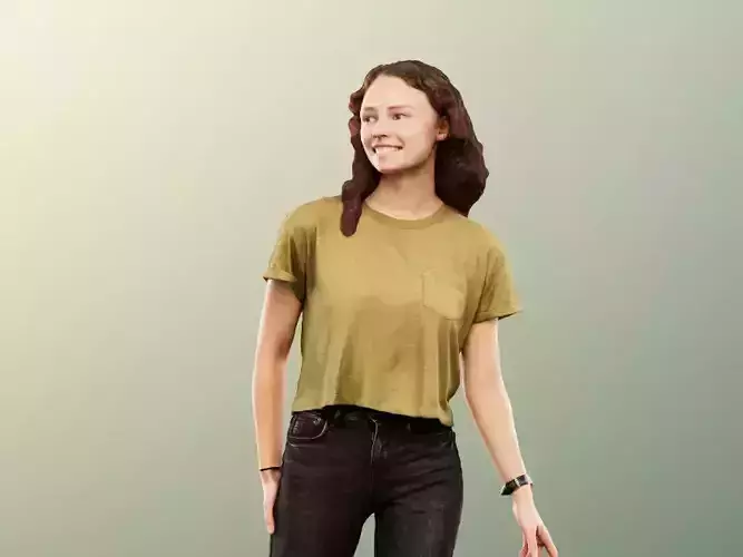 Nancy 12576 - Walking Casual Young Woman