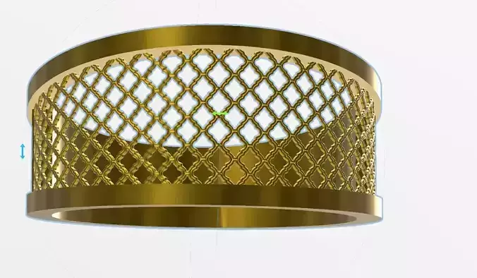 contemporary jali ring stl verified