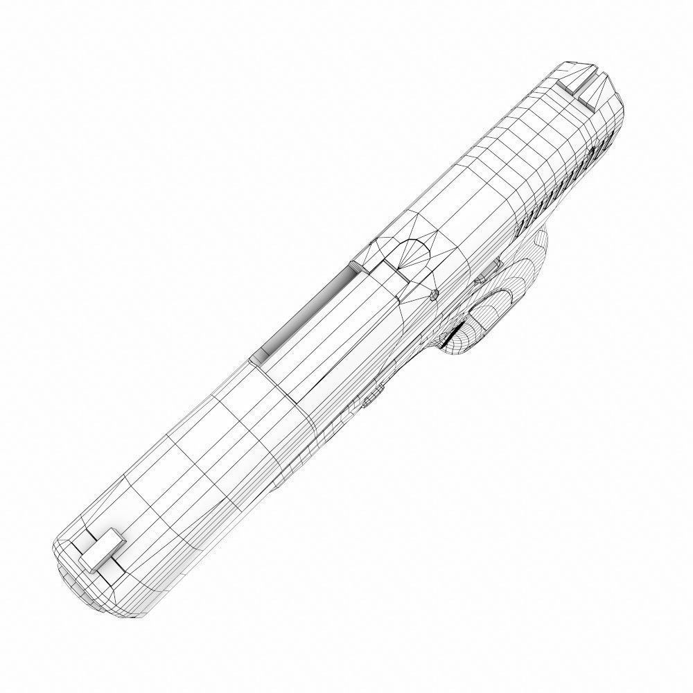 Caracal gun weapon 3d model Low-poly 3D model_10