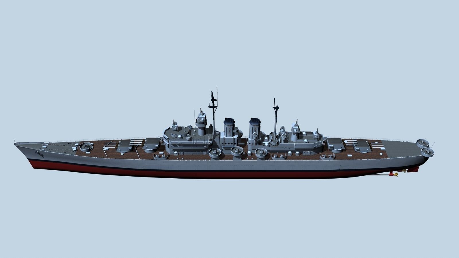 Light Cruiser 3D model_2