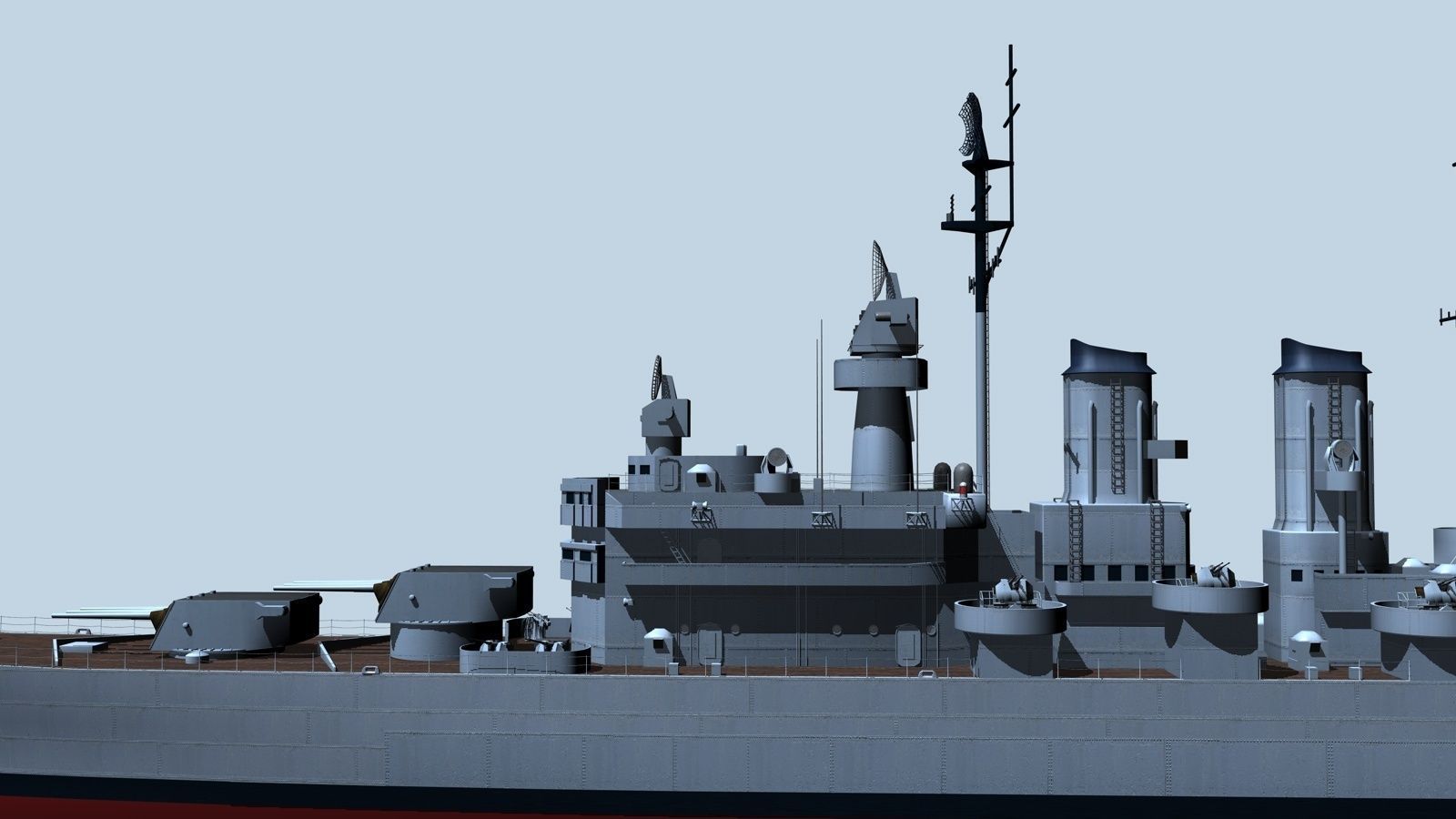Light Cruiser 3D model_1