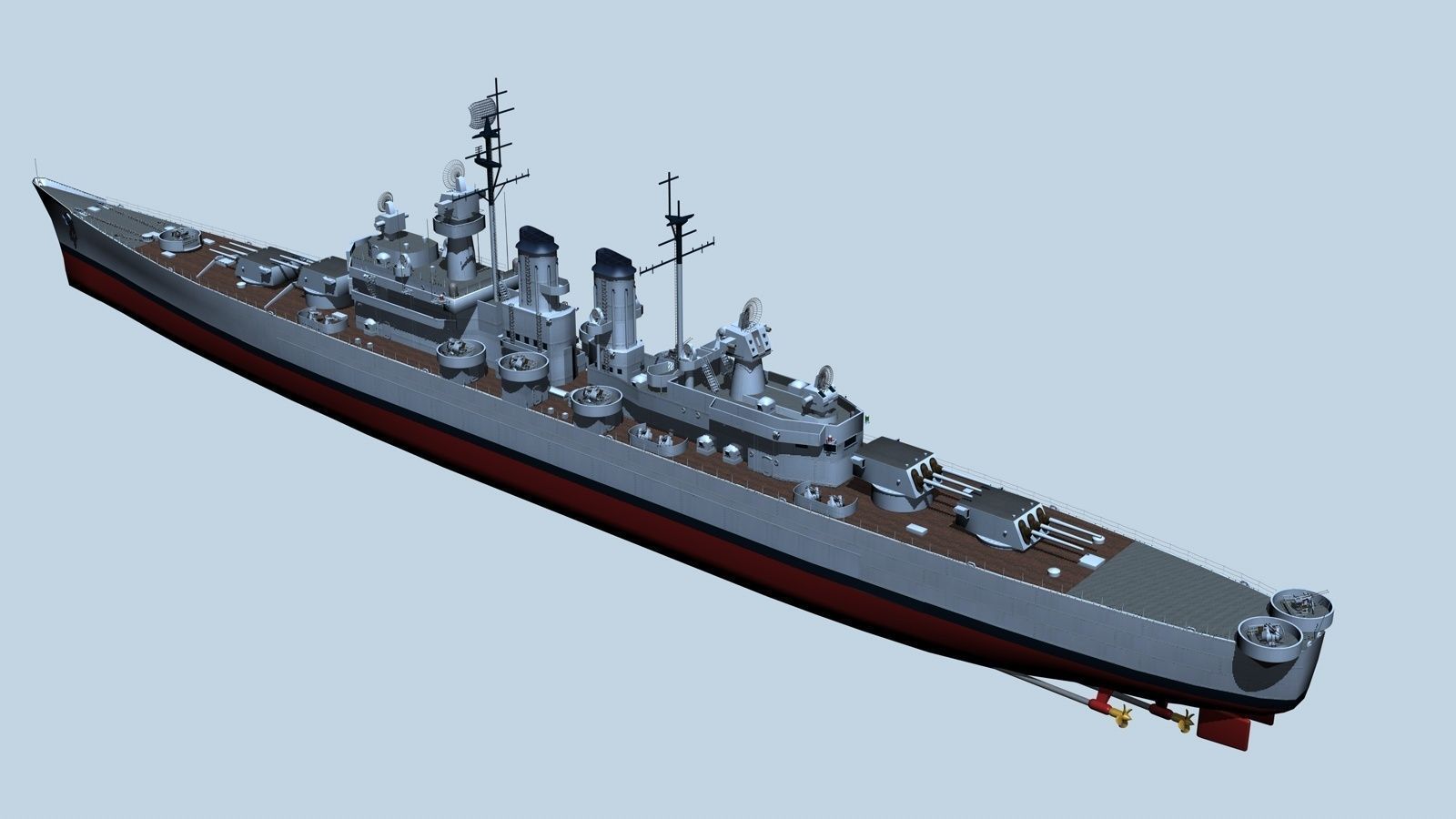 Light Cruiser 3D model_10