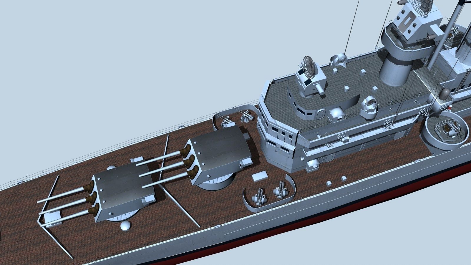 Light Cruiser 3D model_7