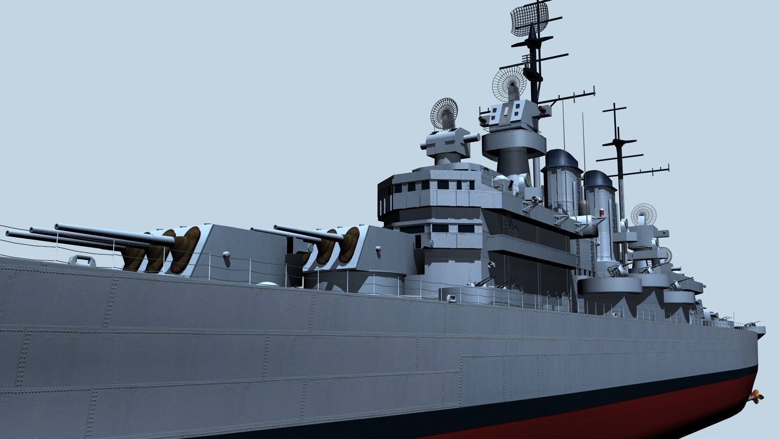 Light Cruiser 3D model_3