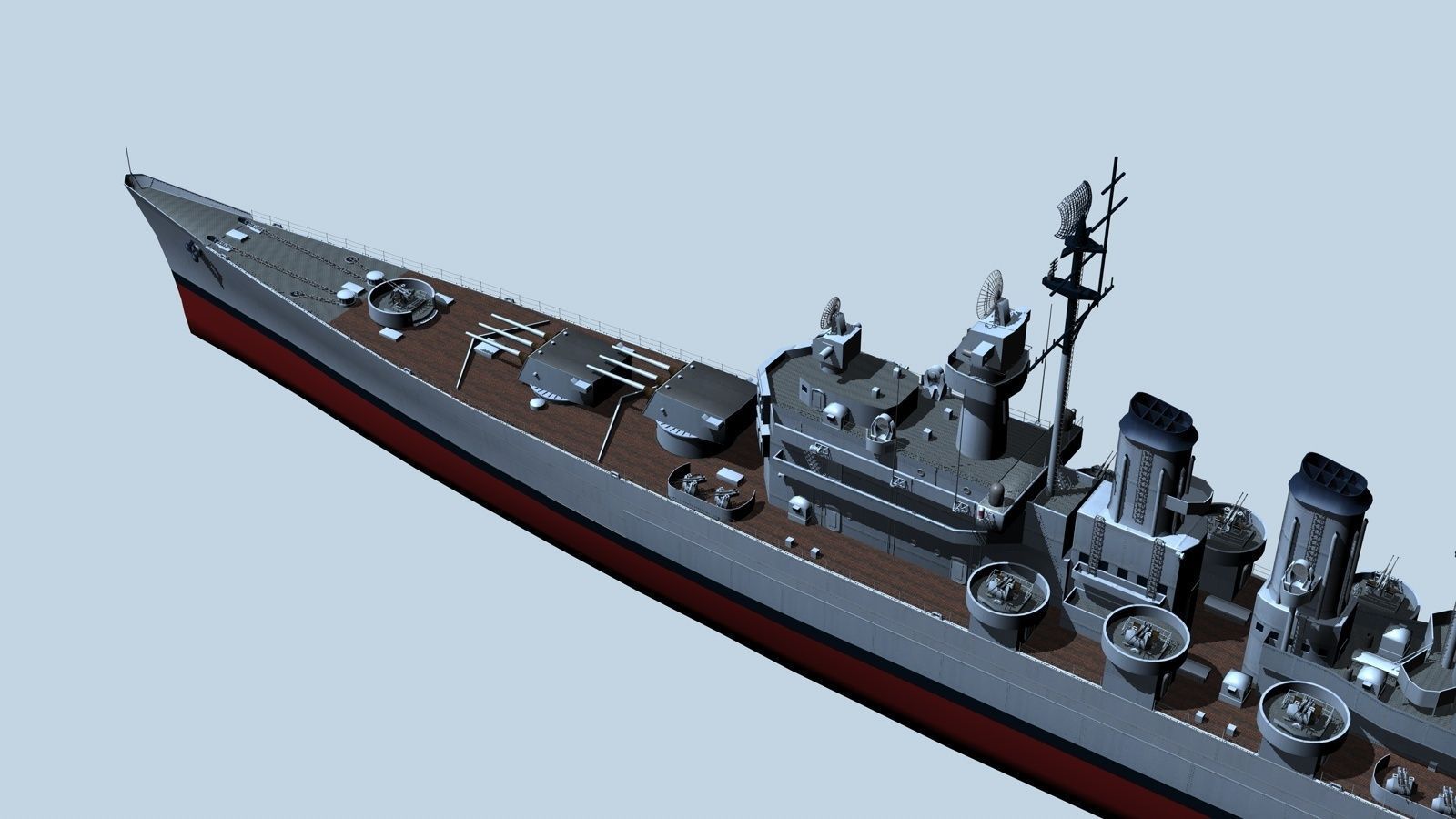 Light Cruiser 3D model_4