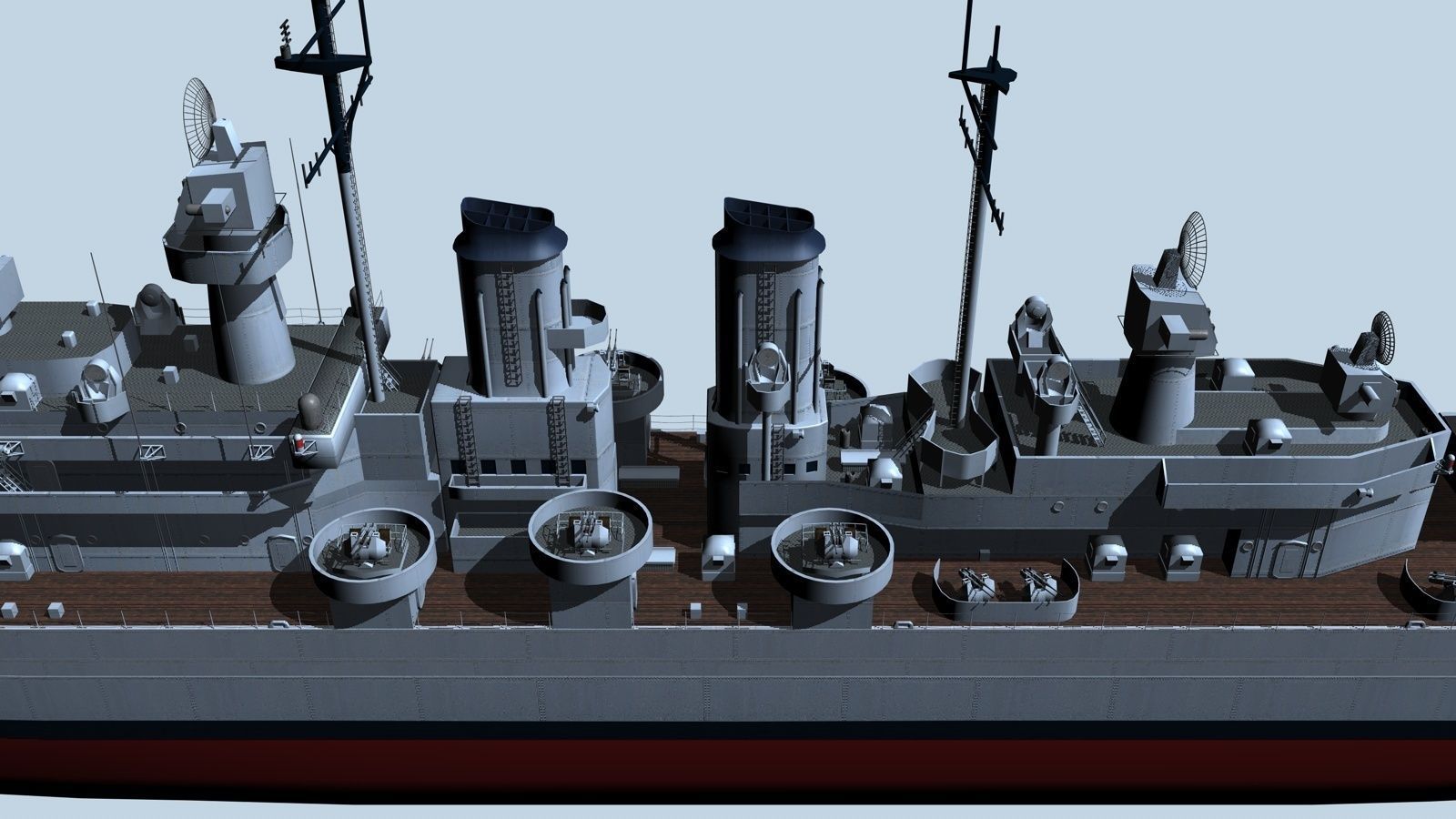 Light Cruiser 3D model_5