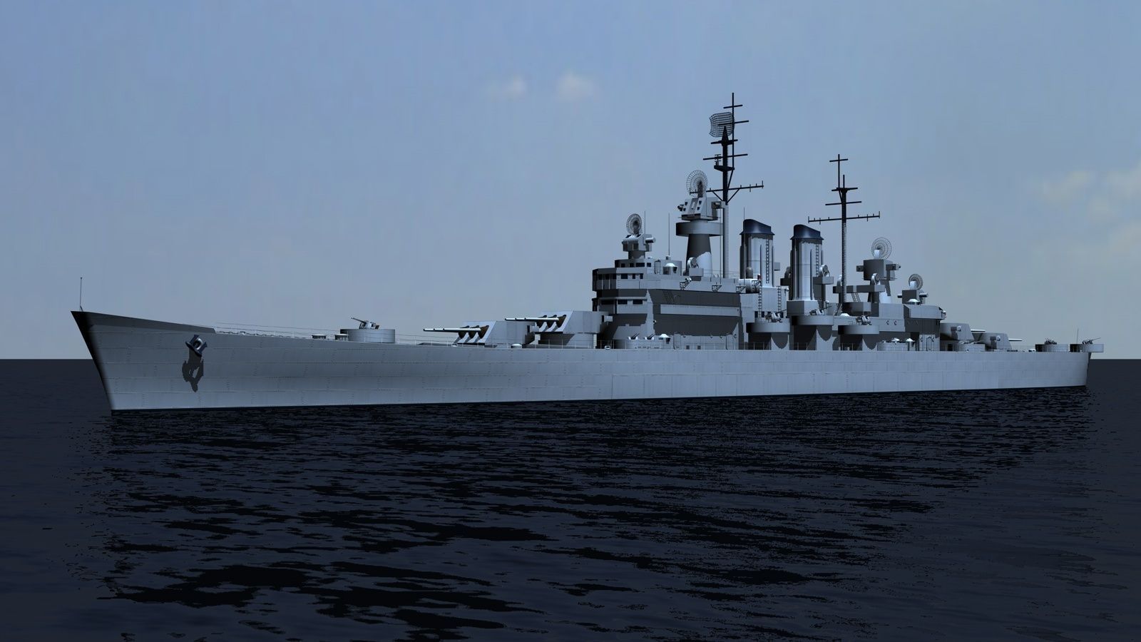 Light Cruiser 3D model_13