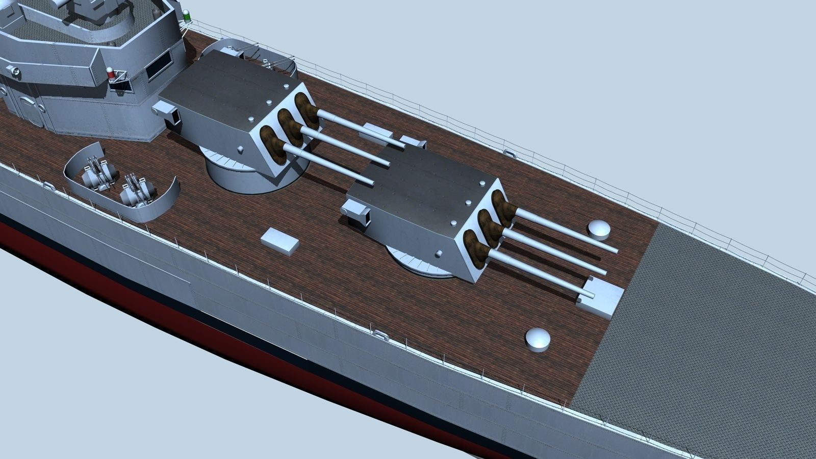 Light Cruiser 3D model_9