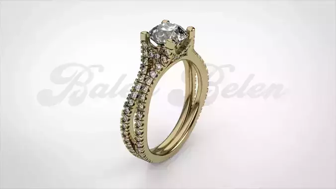 Woman ring diamond R00264