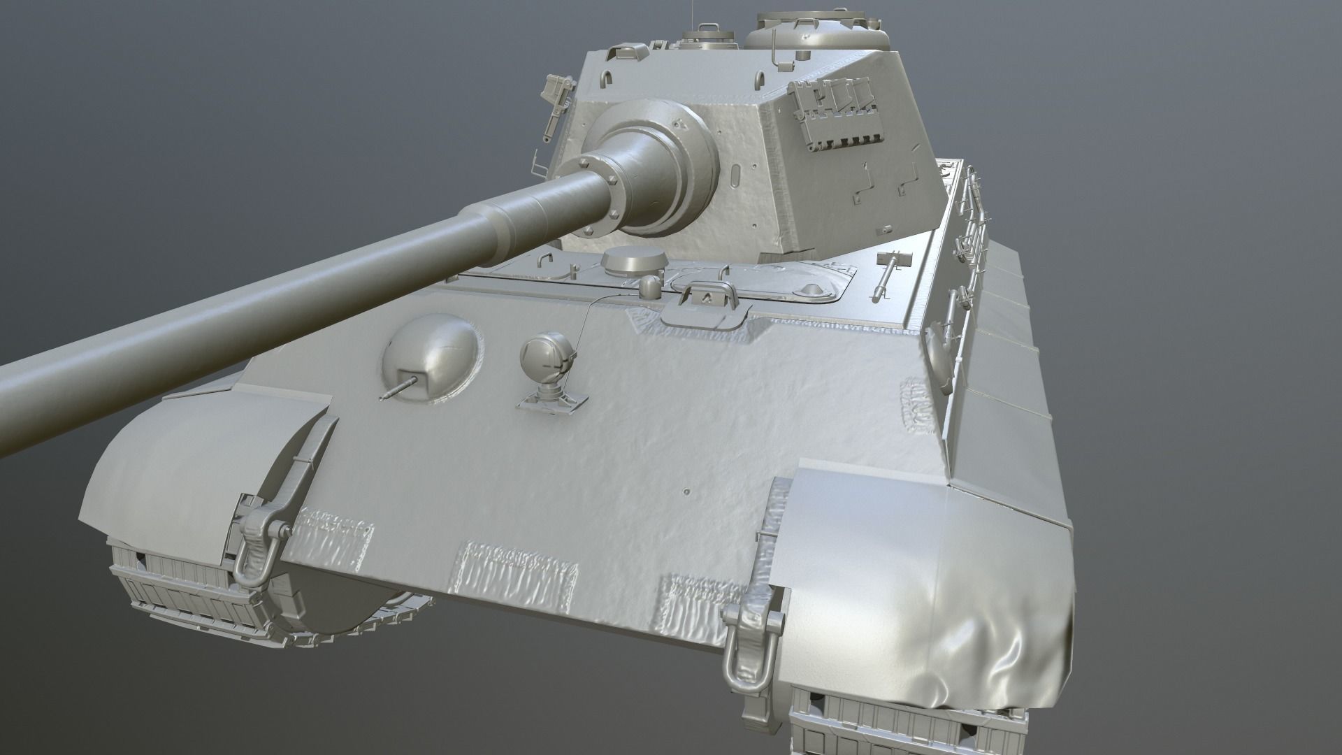 Tank Game ready 3d model star wars pendant light Low-poly 3D model_43