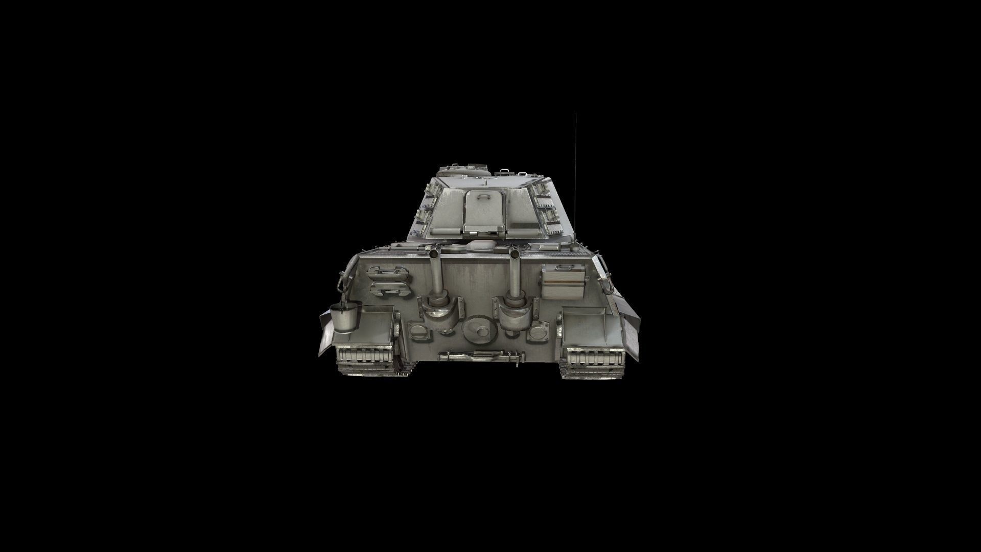 Tank Game ready 3d model star wars pendant light Low-poly 3D model_3