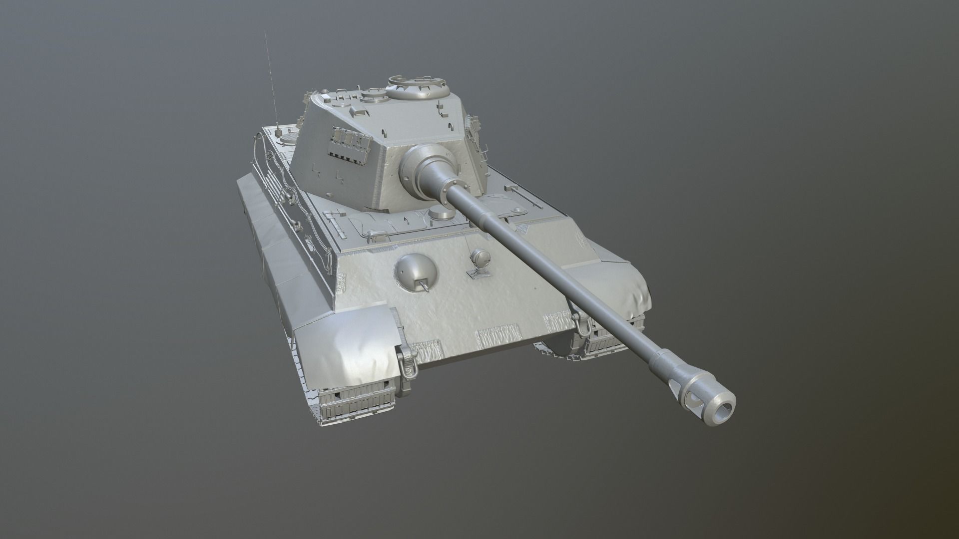 Tank Game ready 3d model star wars pendant light Low-poly 3D model_35