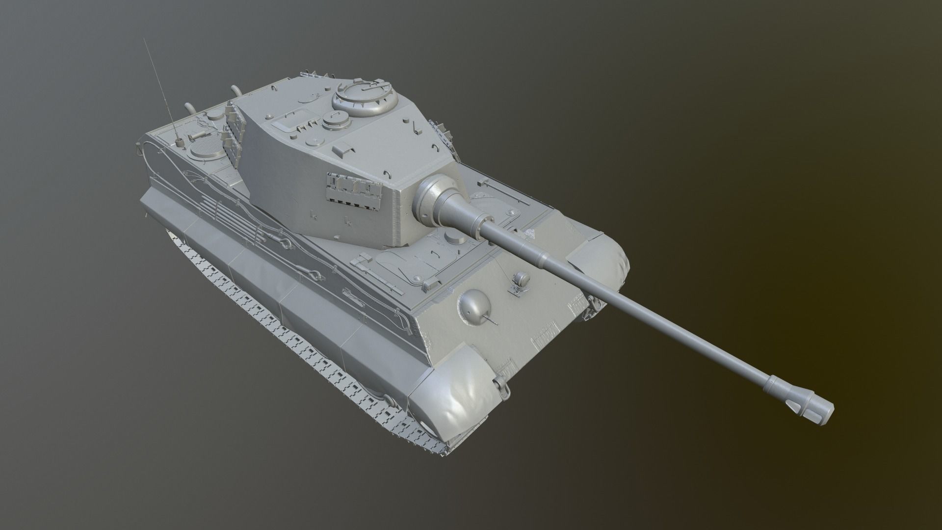 Tank Game ready 3d model star wars pendant light Low-poly 3D model_40