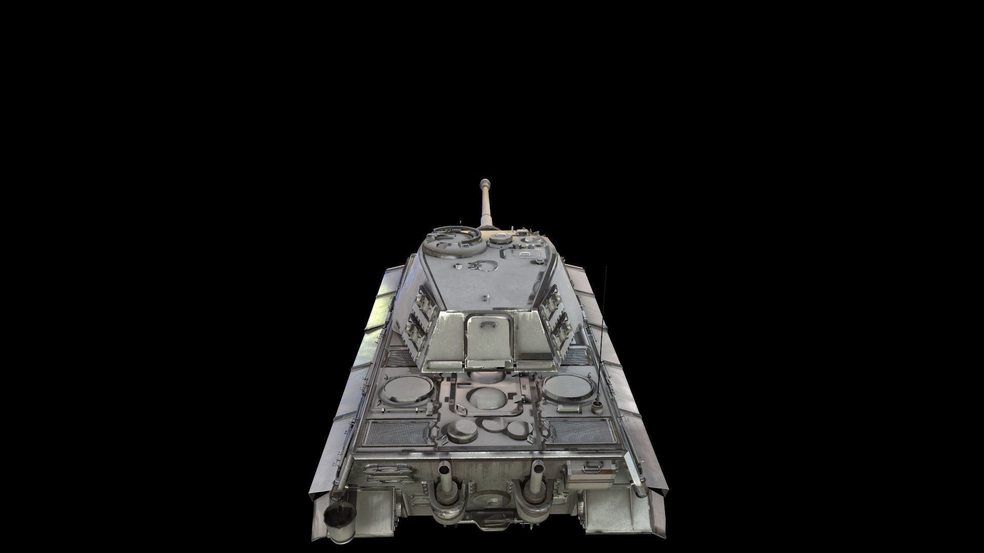 Tank Game ready 3d model star wars pendant light Low-poly 3D model_14