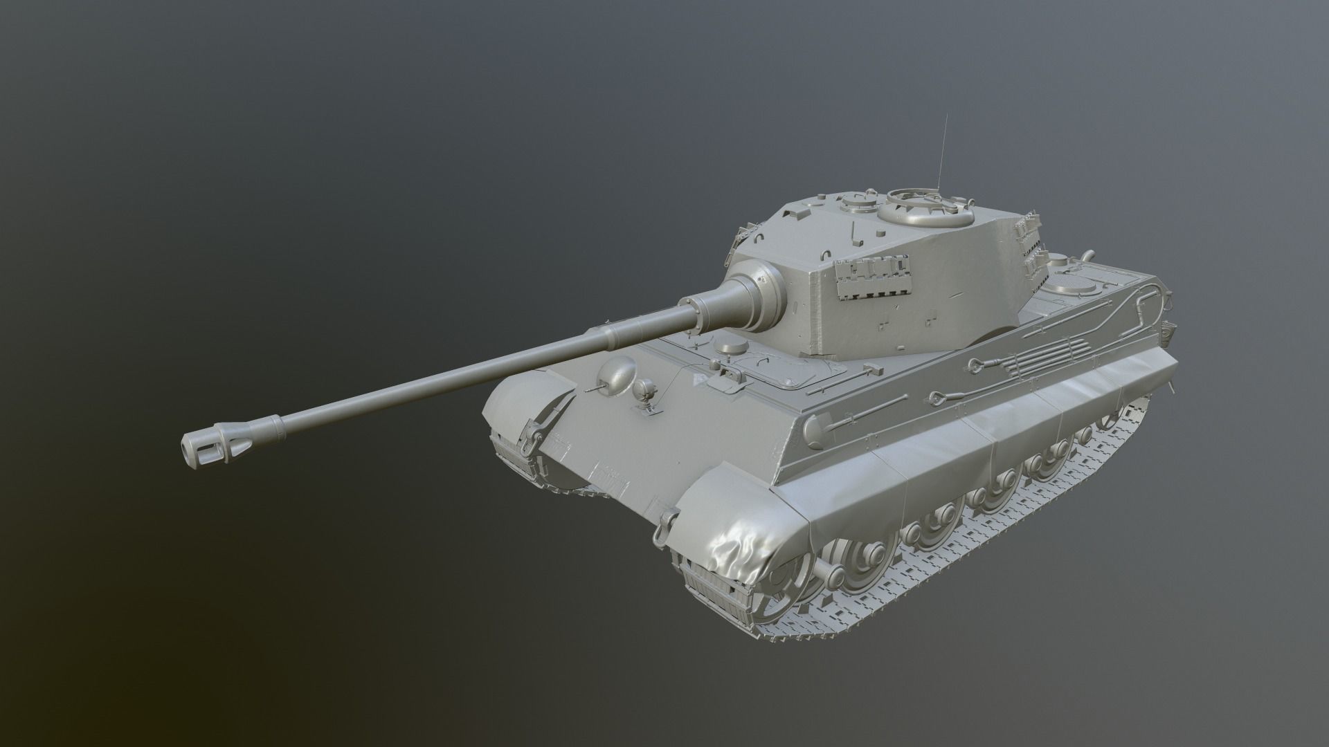 Tank Game ready 3d model star wars pendant light Low-poly 3D model_32