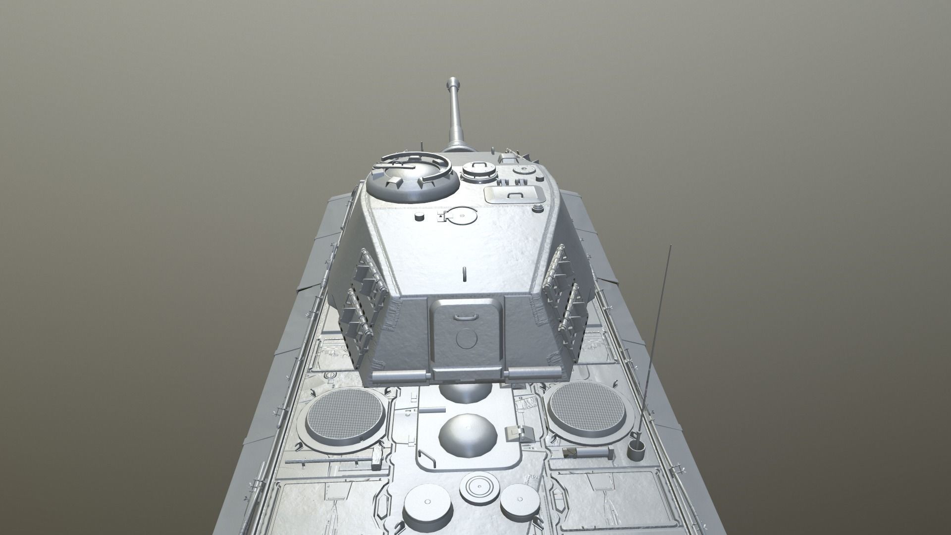 Tank Game ready 3d model star wars pendant light Low-poly 3D model_33