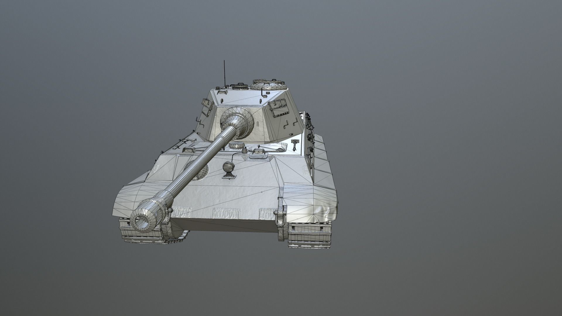 Tank Game ready 3d model star wars pendant light Low-poly 3D model_26