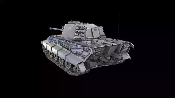 Tank Game ready 3d model star wars pendant light