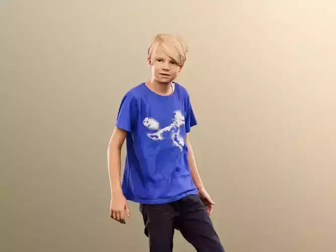 Markus 12495 - Standing Boy With Ball