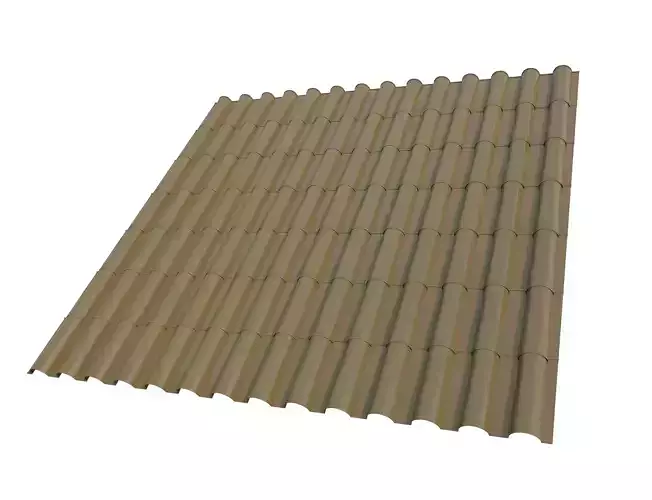 house roof tiles 3D model