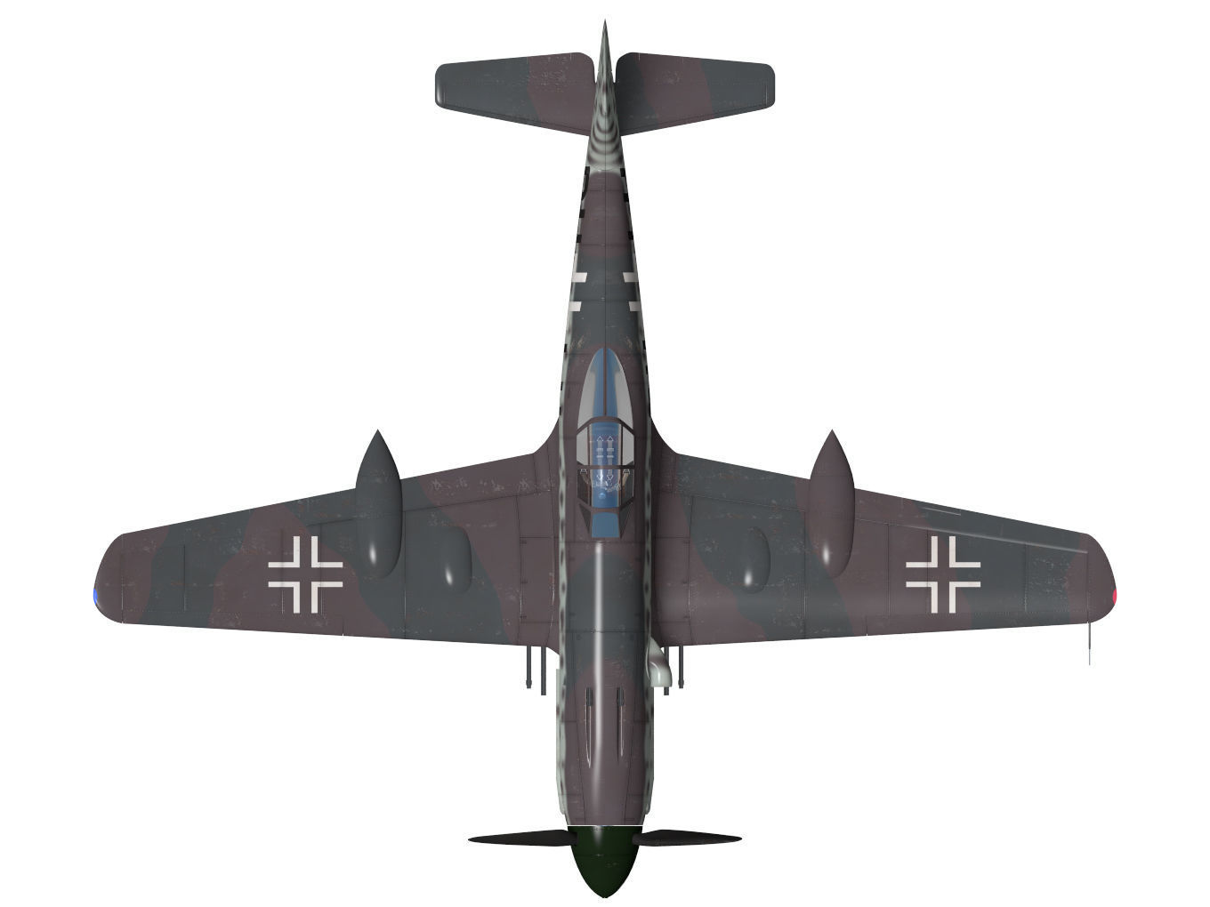 Messerschmitt Me 309 V4 3D model_9
