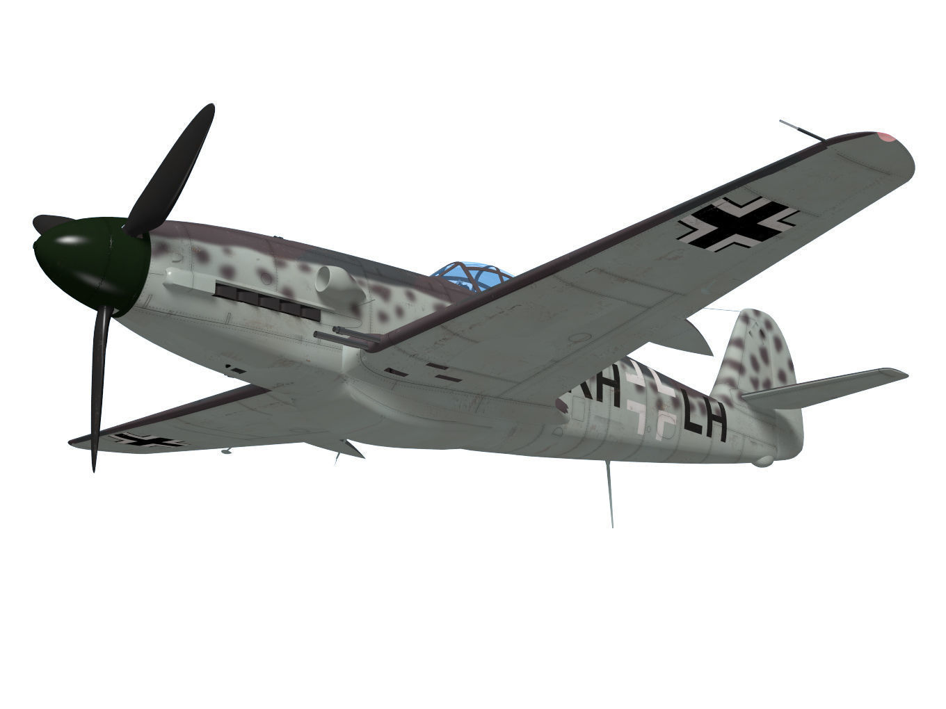 Messerschmitt Me 309 V4 3D model_5
