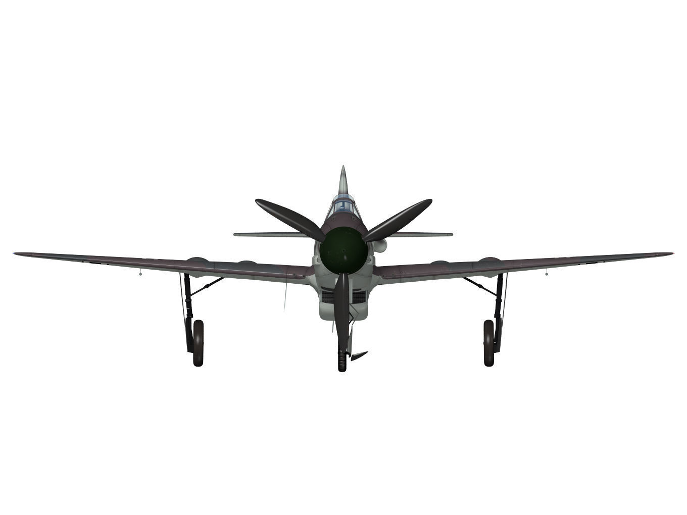Messerschmitt Me 309 V4 3D model_8