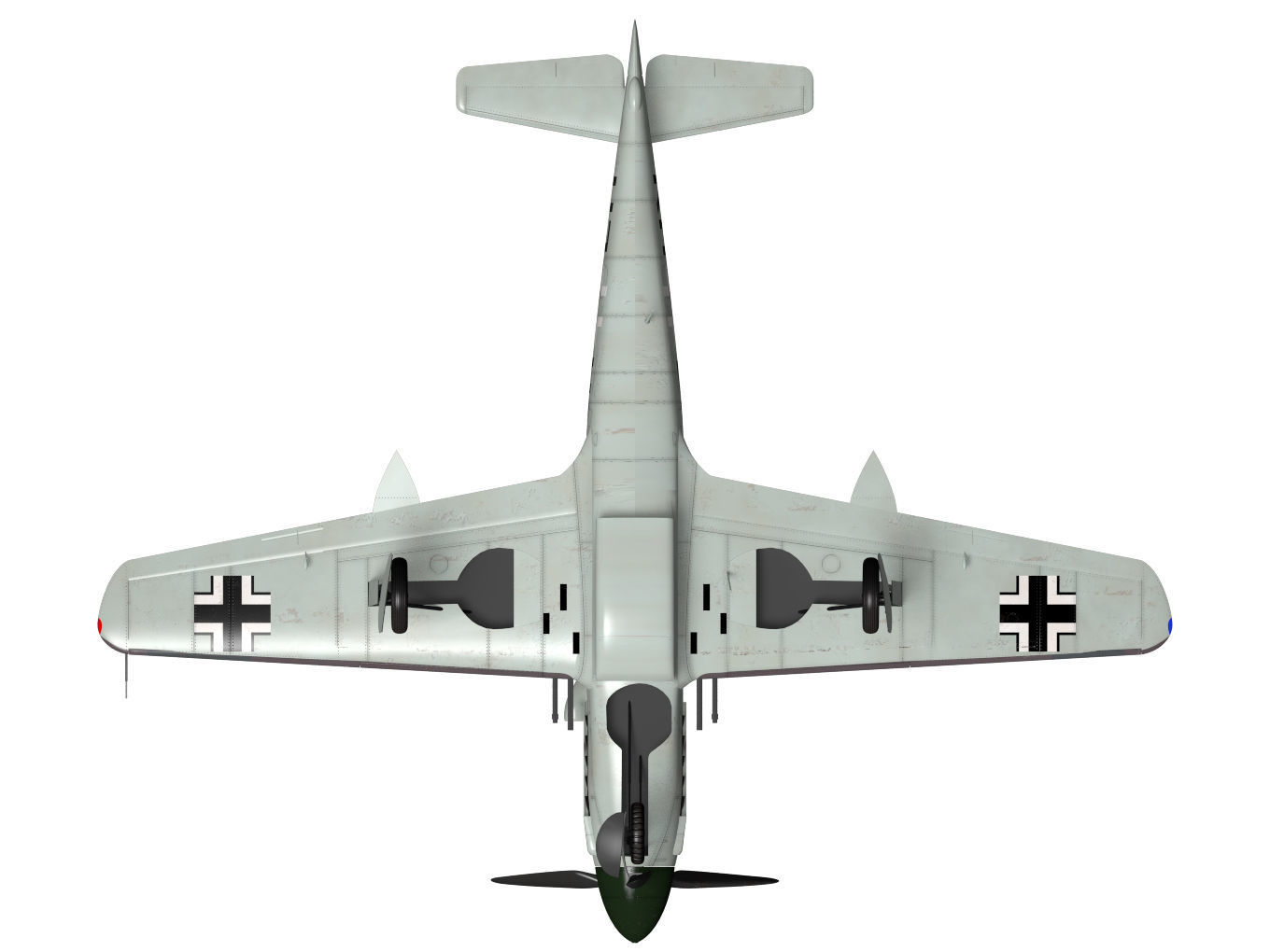 Messerschmitt Me 309 V4 3D model_11