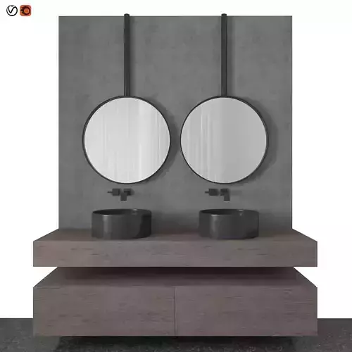 Master Suits Wood Bathroom