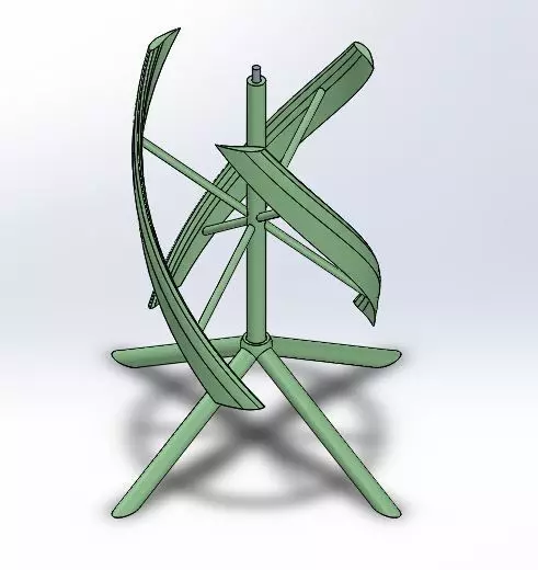 Darius windmill 3D print model_0