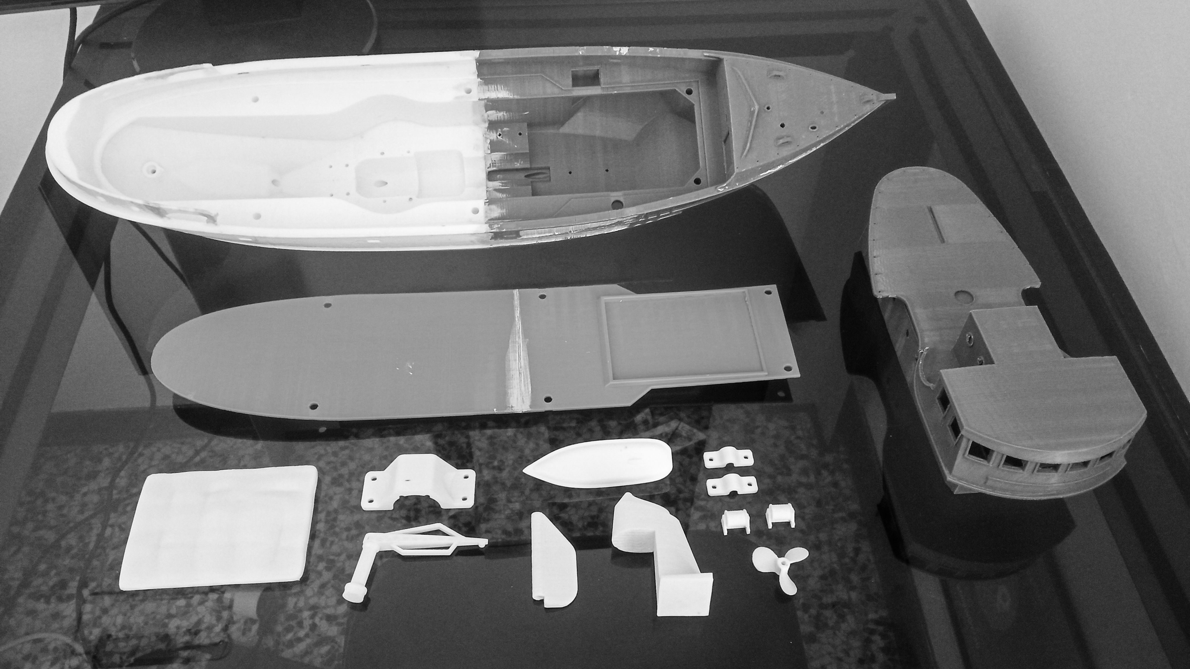 1 100 Fishing boat RC Model Ship Instructions 3D print model Free 3D print model_4