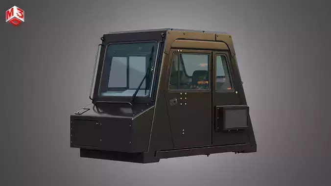 Driving Cabin - 785D Off-Highway Mining Truck 3D model