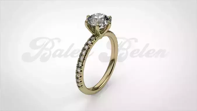 Woman ring diamond R00266